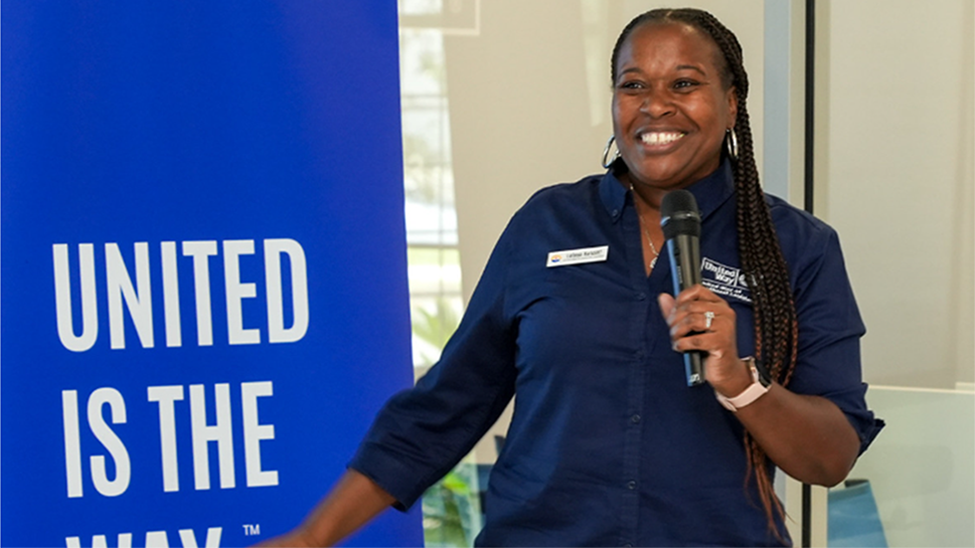 Workshop presenter from United Way of Southeast Louisiana