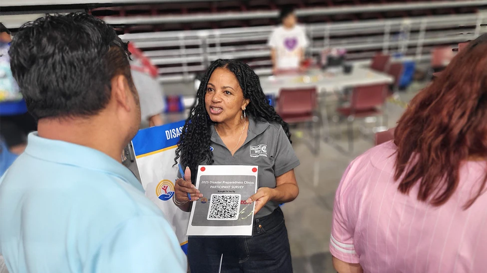 Preparedness workshop attendees in Houston