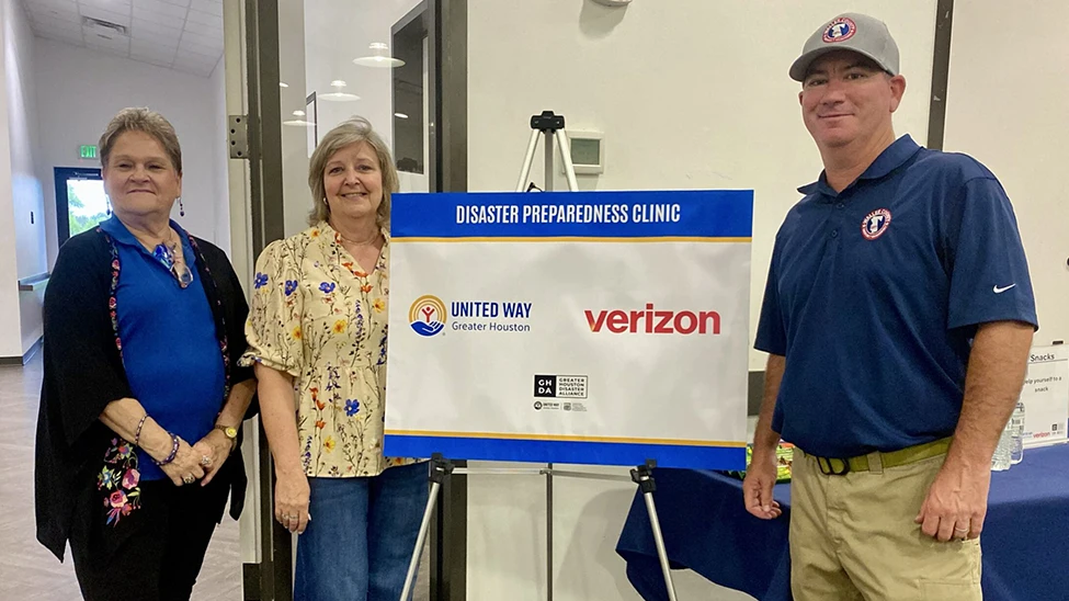 Attendees at a preparedness workshop in Houston