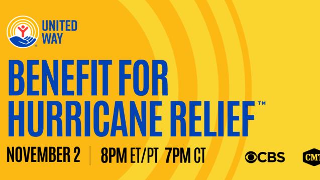 benefit for hurricane relief - November 2, 2024 8PM EST