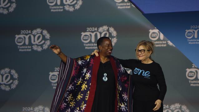 Angela F. Williams at One Young World in 2024