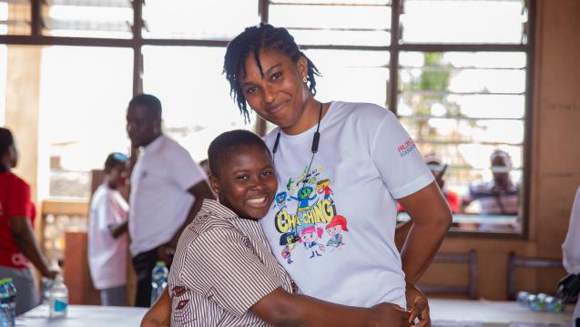 A Mentor and Mentee bonding during the PruLife Employee Engagement Event