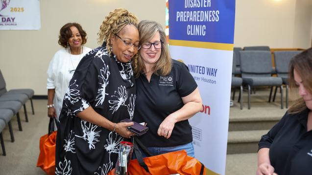 Individuals at a United Way Disaster Preparedness Event