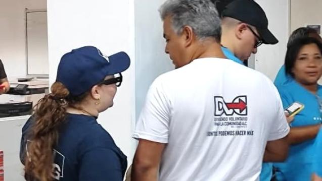 Volunteers Coordinating Relief Efforts