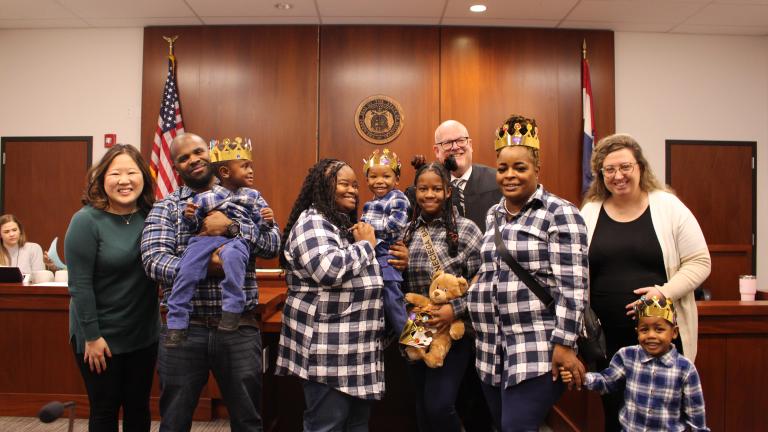 Kevon and his family