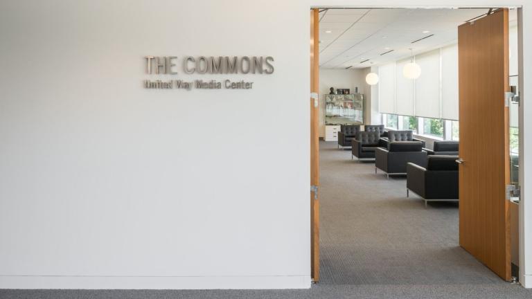 The entryway to The Commons