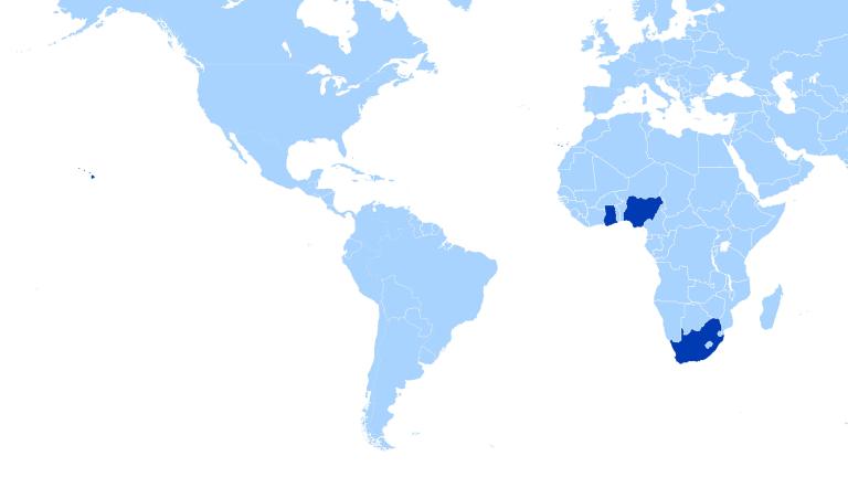 United Way in Africa Map