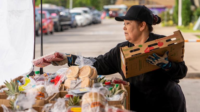 Volunteer at Food Distribution Site