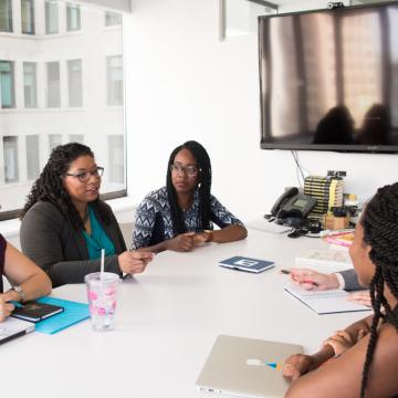 Women in a meeting room