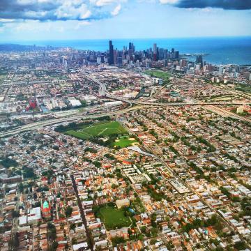 Aerial photo of Chicago