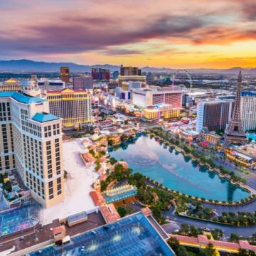 Aerial photo of Las Vegas
