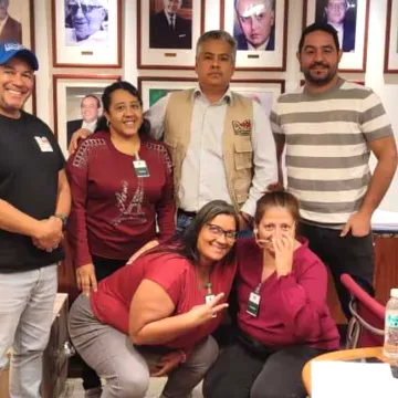 Members of the United Way of Venezuela team