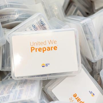 United We Prepare first aid kit