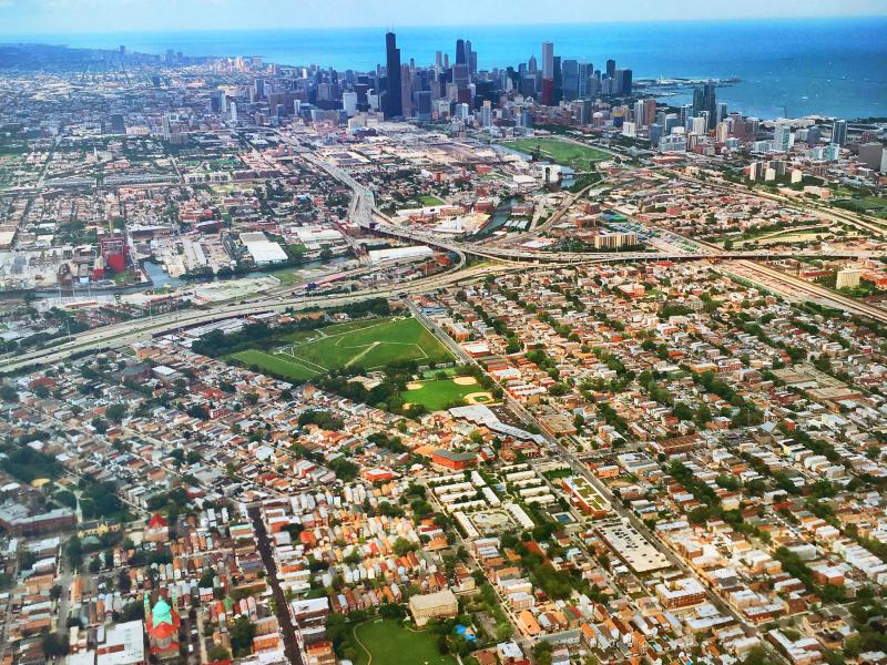 Aerial photo of Chicago